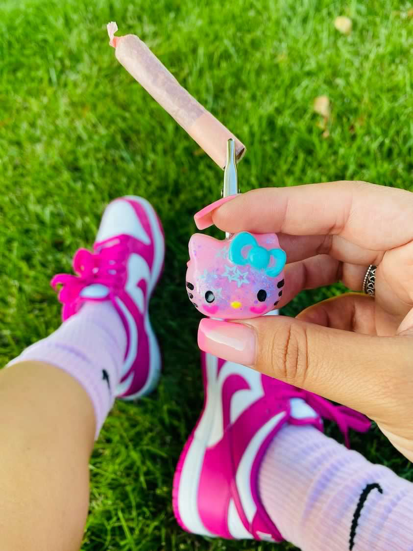 Pink Hello Kitty clip